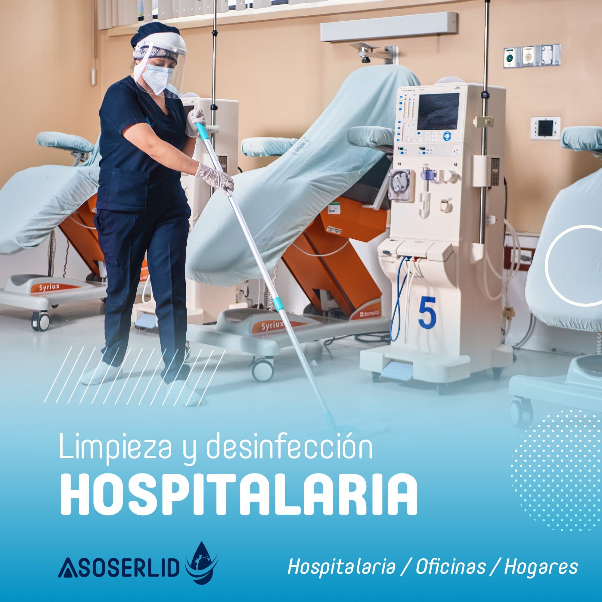 Servicio institucional de limpieza ASOSERLID
